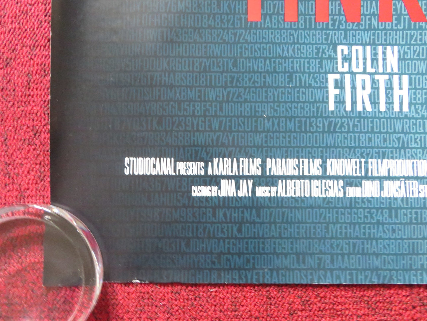 TINKER TAILOR SOLDIER SPY UK QUAD (30"x 40") ROLLED POSTER OLDMAN FIRTH 2011 Rendezvous Cinema Movie posters