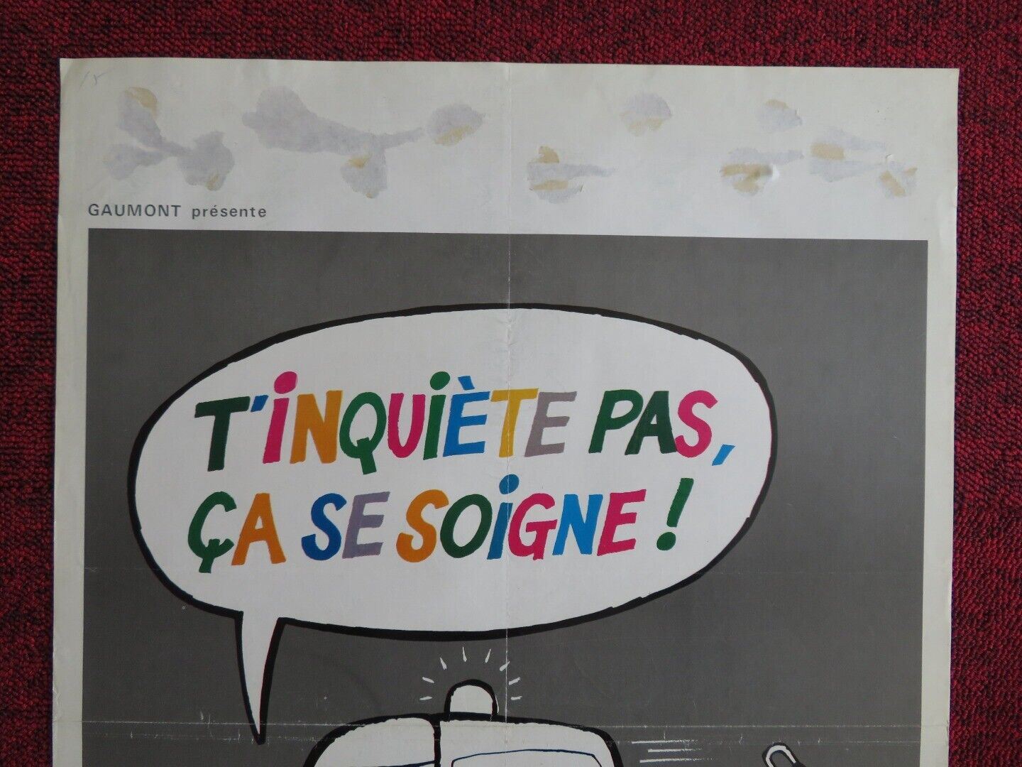 T'INQUIETE PAS GA SE SOIGNE BELGIUM (14.5"x 21.5") POSTER BERNARD LE COQ - Rendezvous Cinema