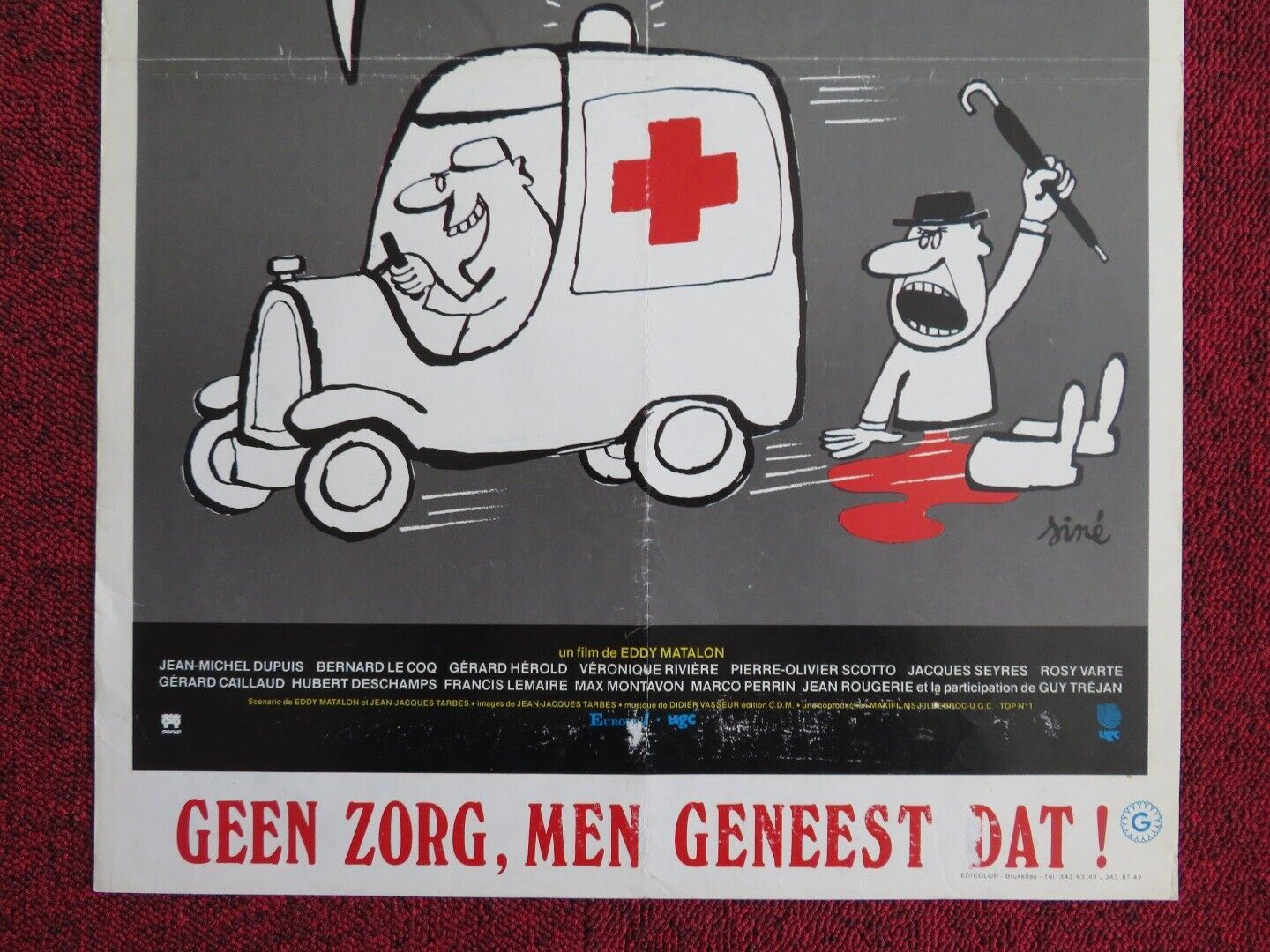 T'INQUIETE PAS GA SE SOIGNE BELGIUM (14.5"x 21.5") POSTER BERNARD LE COQ - Rendezvous Cinema