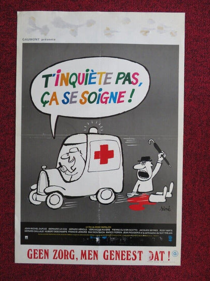 T'INQUIETE PAS GA SE SOIGNE BELGIUM (14.5"x 21.5") POSTER BERNARD LE COQ - Rendezvous Cinema