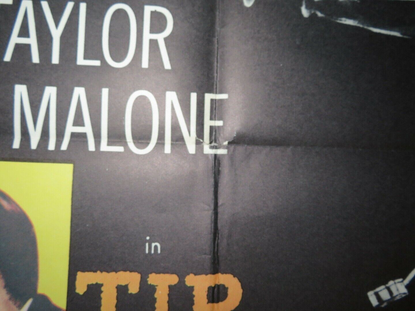 TIP ON A DEAD JOCKEY FOLDED US ONE SHEET POSTER ROBERT TAYLOR 1957 Rendezvous Cinema Movie posters