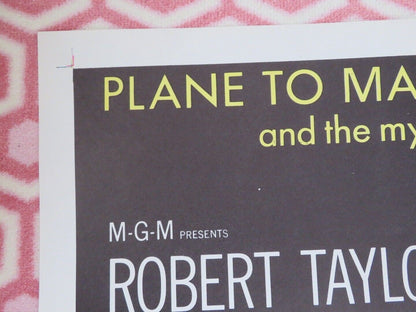 TIP ON A DEAD JOCKEY FOLDED US ONE SHEET POSTER ROBERT TAYLOR 1957 Rendezvous Cinema Movie posters