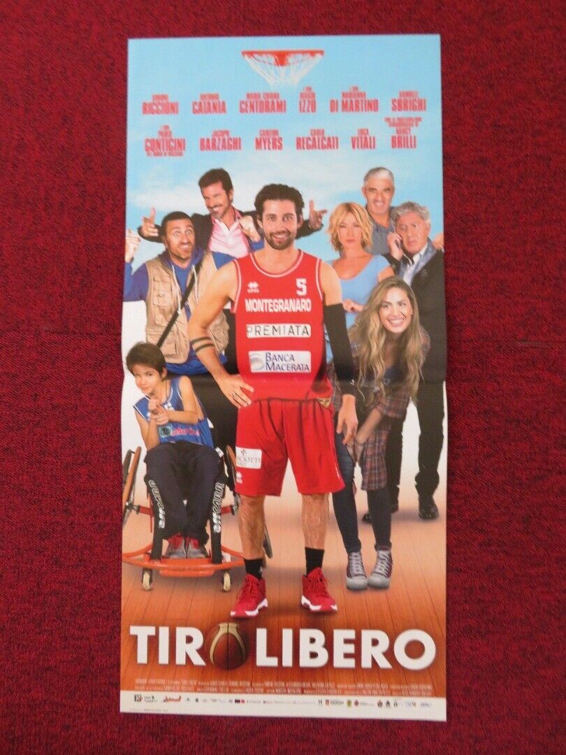 TIRO LIBERO ITALIAN LOCANDINA (26.5"x12.5") POSTER SIMONE RICCIONI 2017 Rendezvous Cinema Movie posters