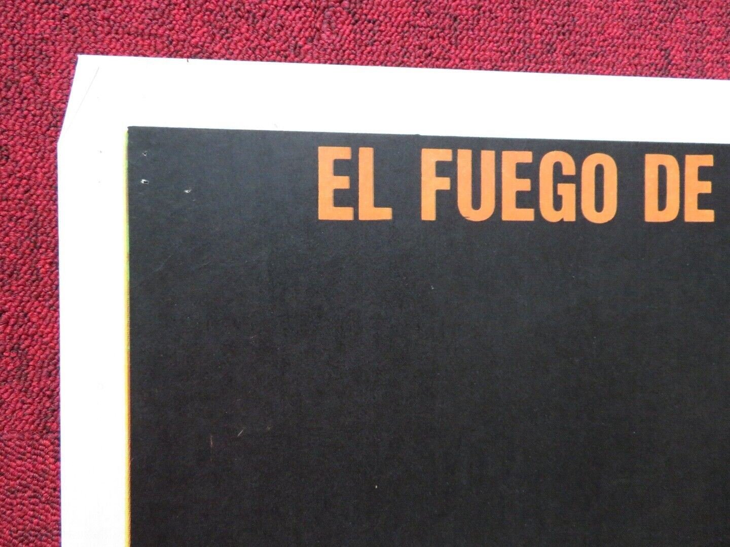 TIS A PITY SHE'S A WHORE FOLDED ARGENTINA ONE SHEET POSTER CHARLOTTE RAMPLING - Rendezvous Cinema