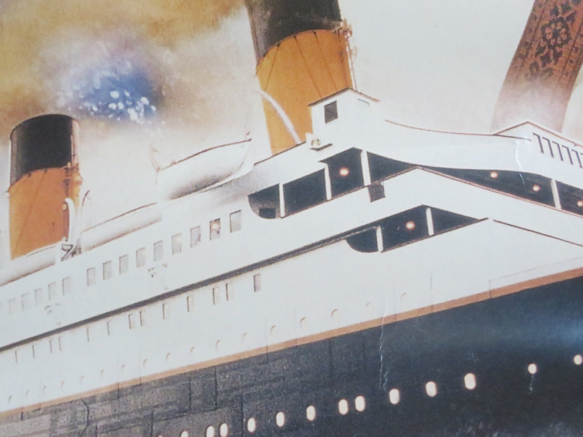 TITANIC UK ROLLED 35" X 23.5" POSTER LEONARDO DICAPRIO KATE WINSLET Rendezvous Cinema Movie posters