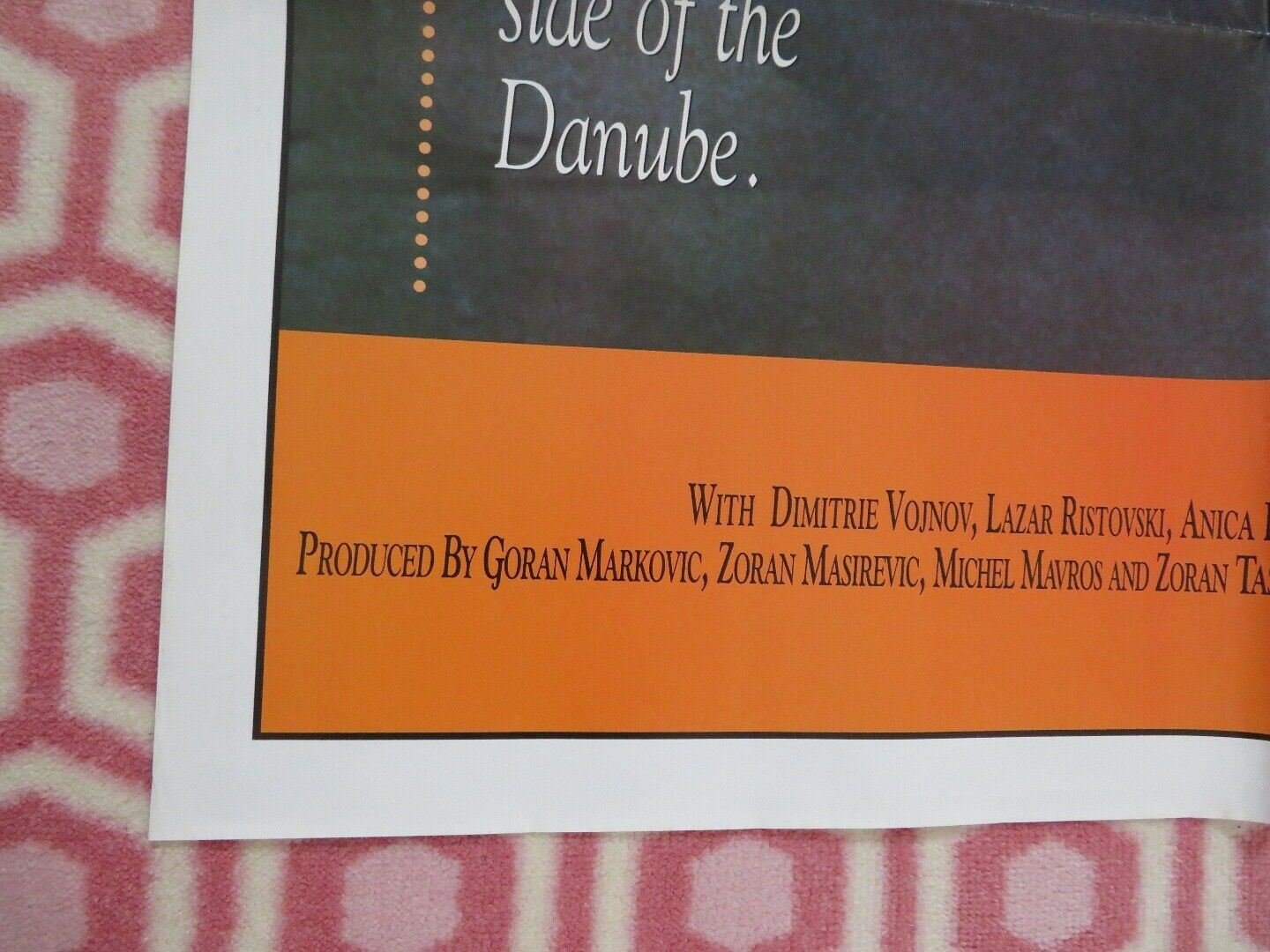 TITO AND ME FOLDED US ONE SHEET POSTER DIMITRIE VOJNOV LAZAR RISTOVSKI 1993 Movie posters