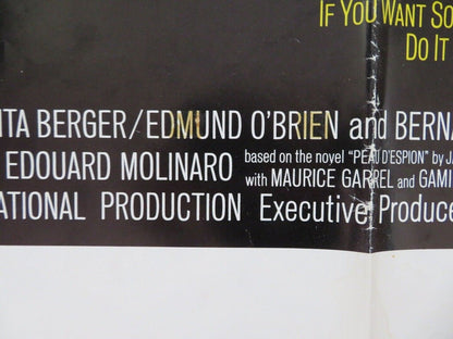 TO COMMIT A MURDER FOLDED US ONE SHEET POSTER LOUIS JOURDAN SENTA BERGER 1969 Movie posters