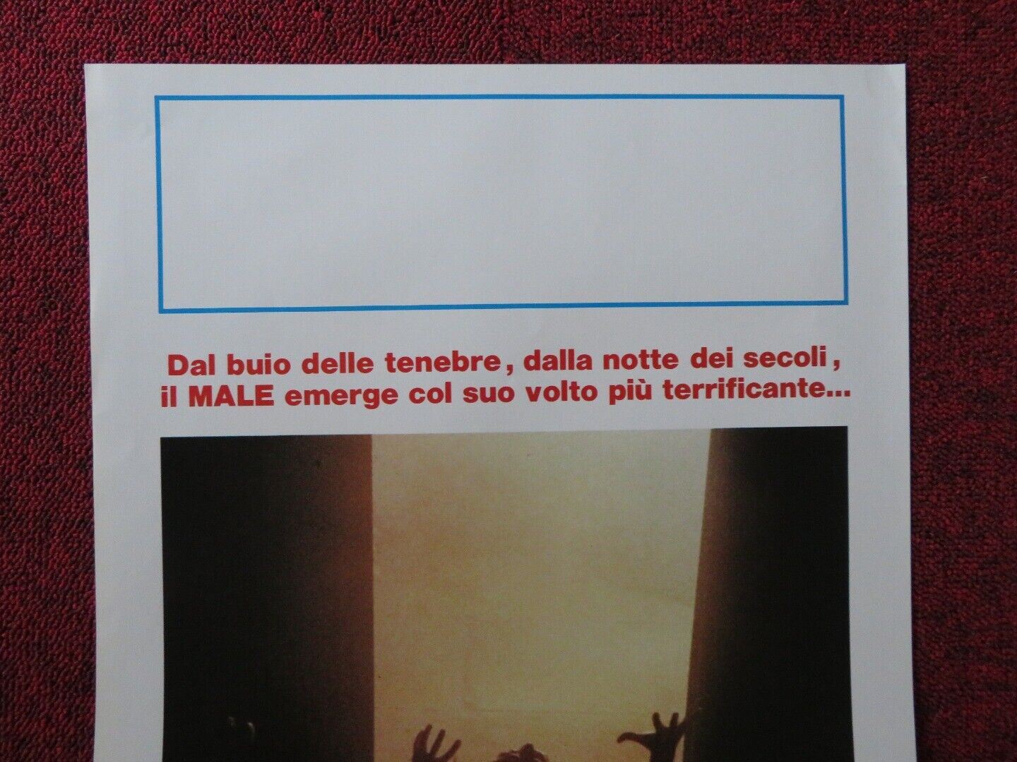 TO DIE FOR ITALIAN LOCANDINA (27.5"x13") POSTER DERAN SARAFIAN B HUGHES 1989 Movie posters