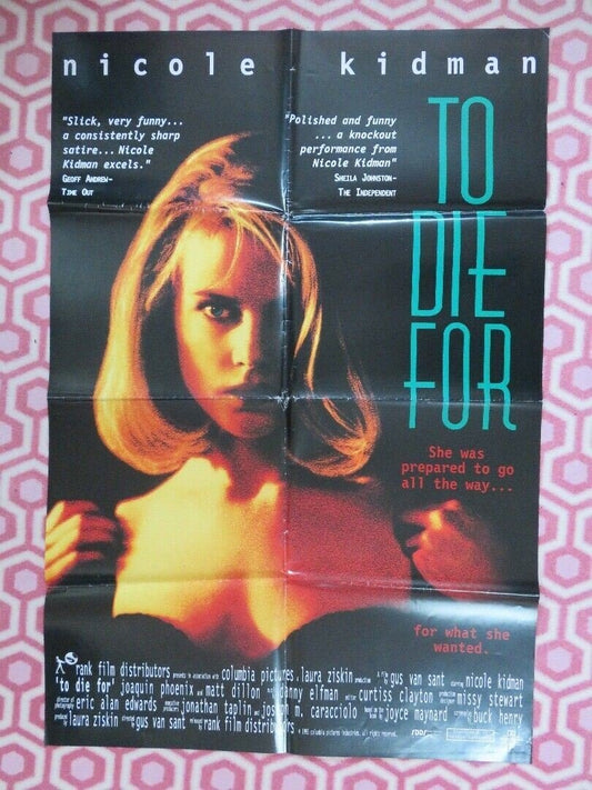 TO DIE FOR US ONE SHEET POSTER NICOLE KIDMAN GUS VAN SANT 1995 - Rendezvous Cinema