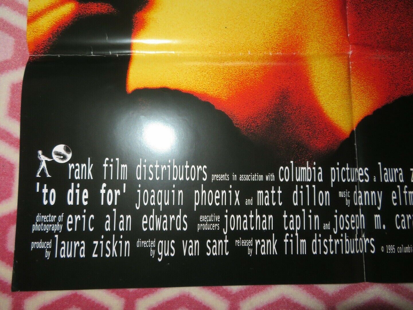 TO DIE FOR US ONE SHEET POSTER NICOLE KIDMAN GUS VAN SANT 1995 - Rendezvous Cinema