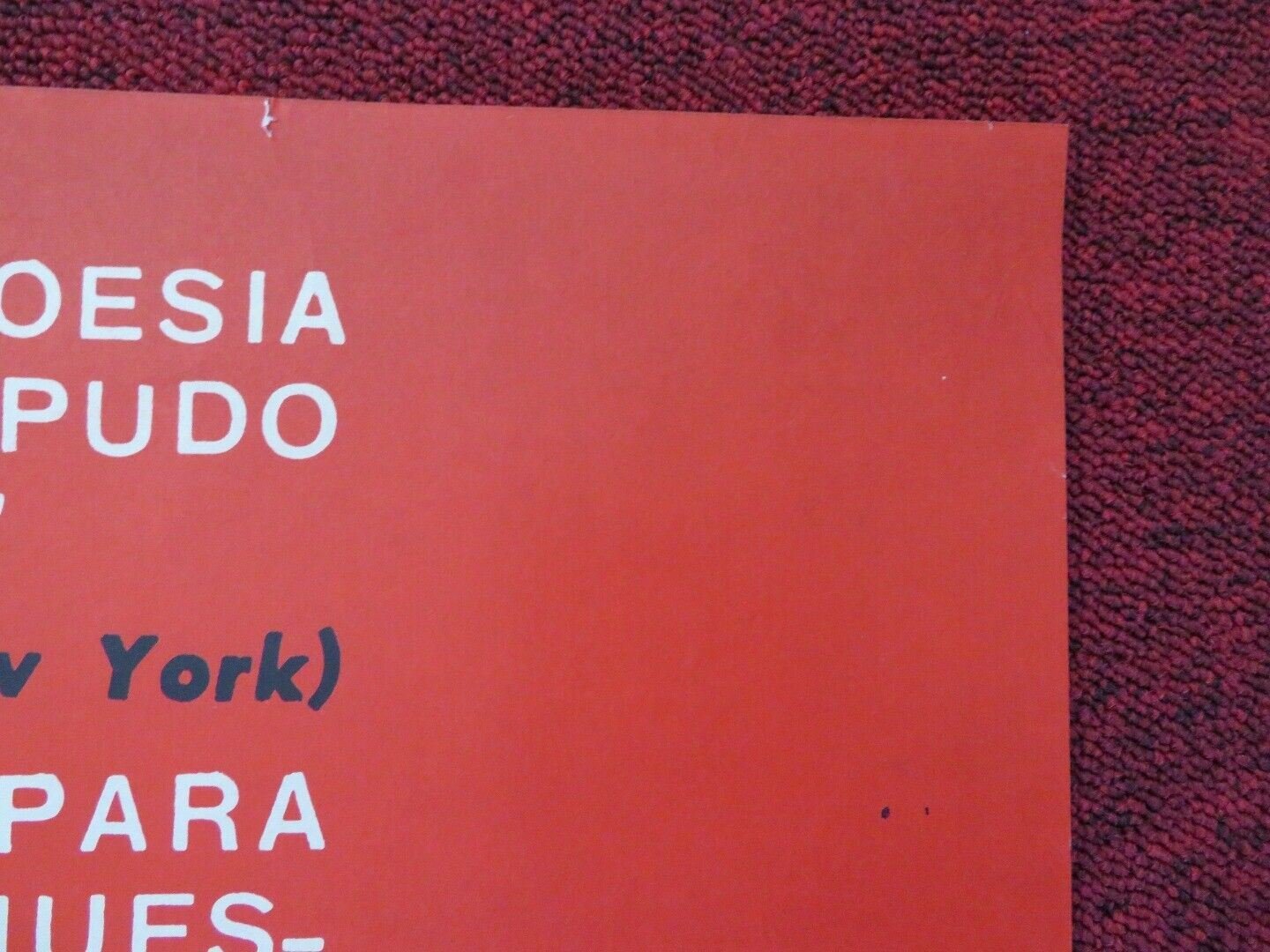 TO DIE IN MADRID ARGENTINA ONE SHEET POSTER SUZANNE FLON GERMAINE MONTERO 1963 - Rendezvous Cinema