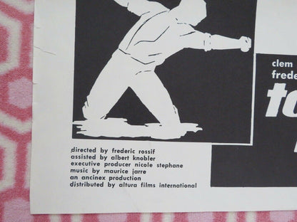 TO DIE IN MADRID FOLDED US ONE SHEET POSTER FREDERIC ROSSIF 1963 Movie posters