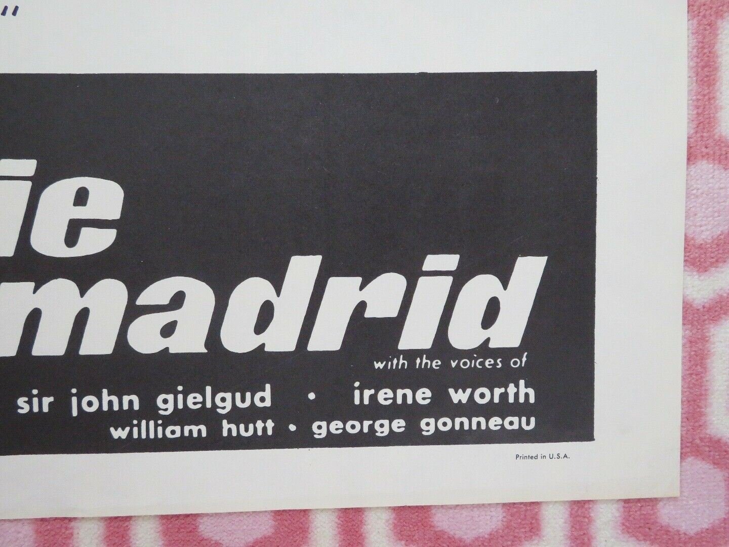 TO DIE IN MADRID FOLDED US ONE SHEET POSTER FREDERIC ROSSIF 1963 Movie posters