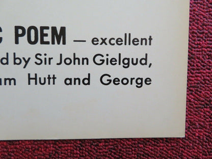 TO DIE IN MADRID US HALF SHEET (22"x 28") POSTER JOHN GIELGUD IRENE WORTH 1963 Movie posters