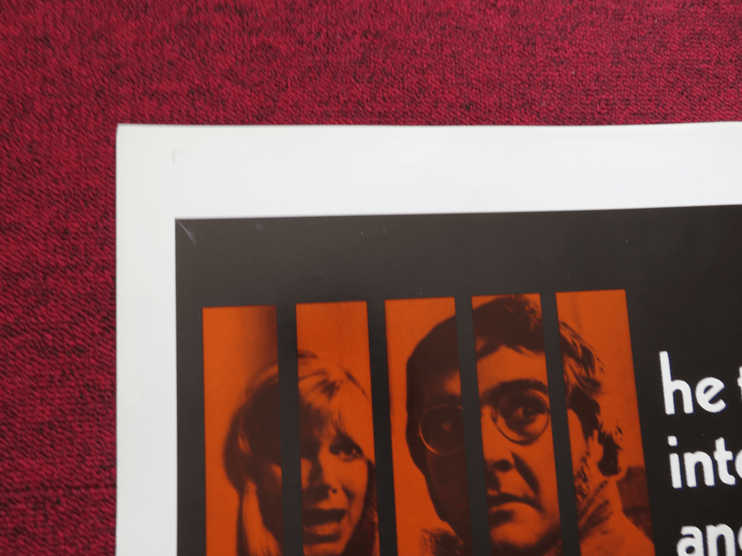 TO KILL A CLOWN FOLDED US ONE SHEET POSTER ALAN ALDA BLYTHE DANNER 1972 Rendezvous Cinema Movie posters