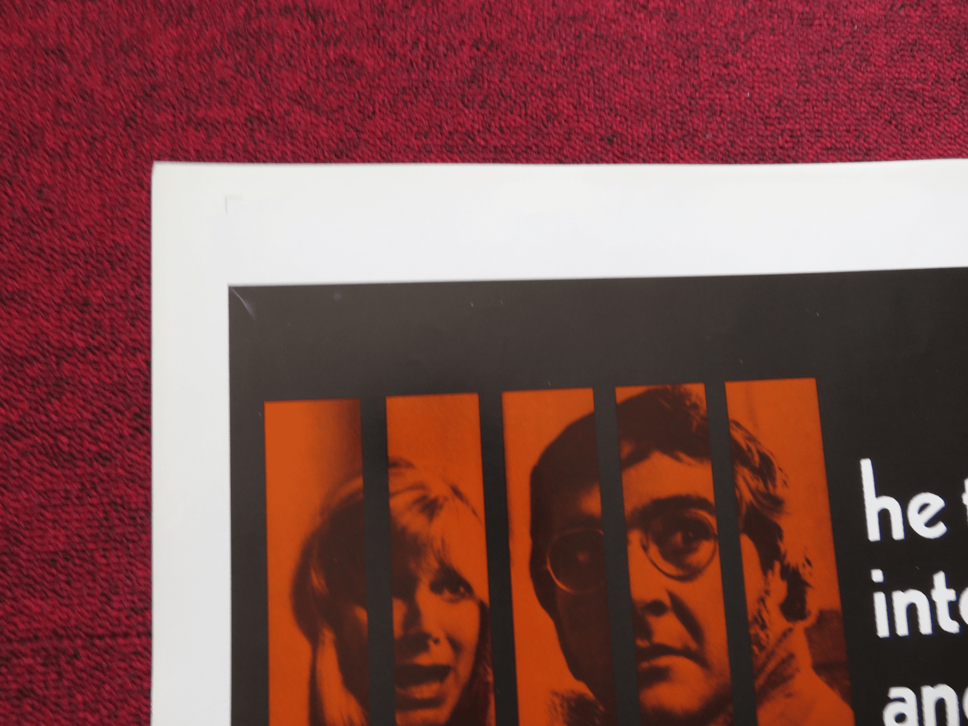 TO KILL A CLOWN FOLDED US ONE SHEET POSTER ALAN ALDA BLYTHE DANNER 1972 Rendezvous Cinema Movie posters