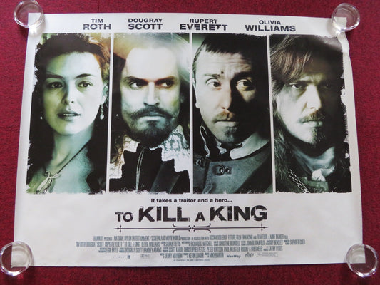 TO KILL A KING QUAD (30"x 40") ROLLED POSTER TIM ROTH DOUGRAY SCOTT 2003 Rendezvous Cinema Movie posters