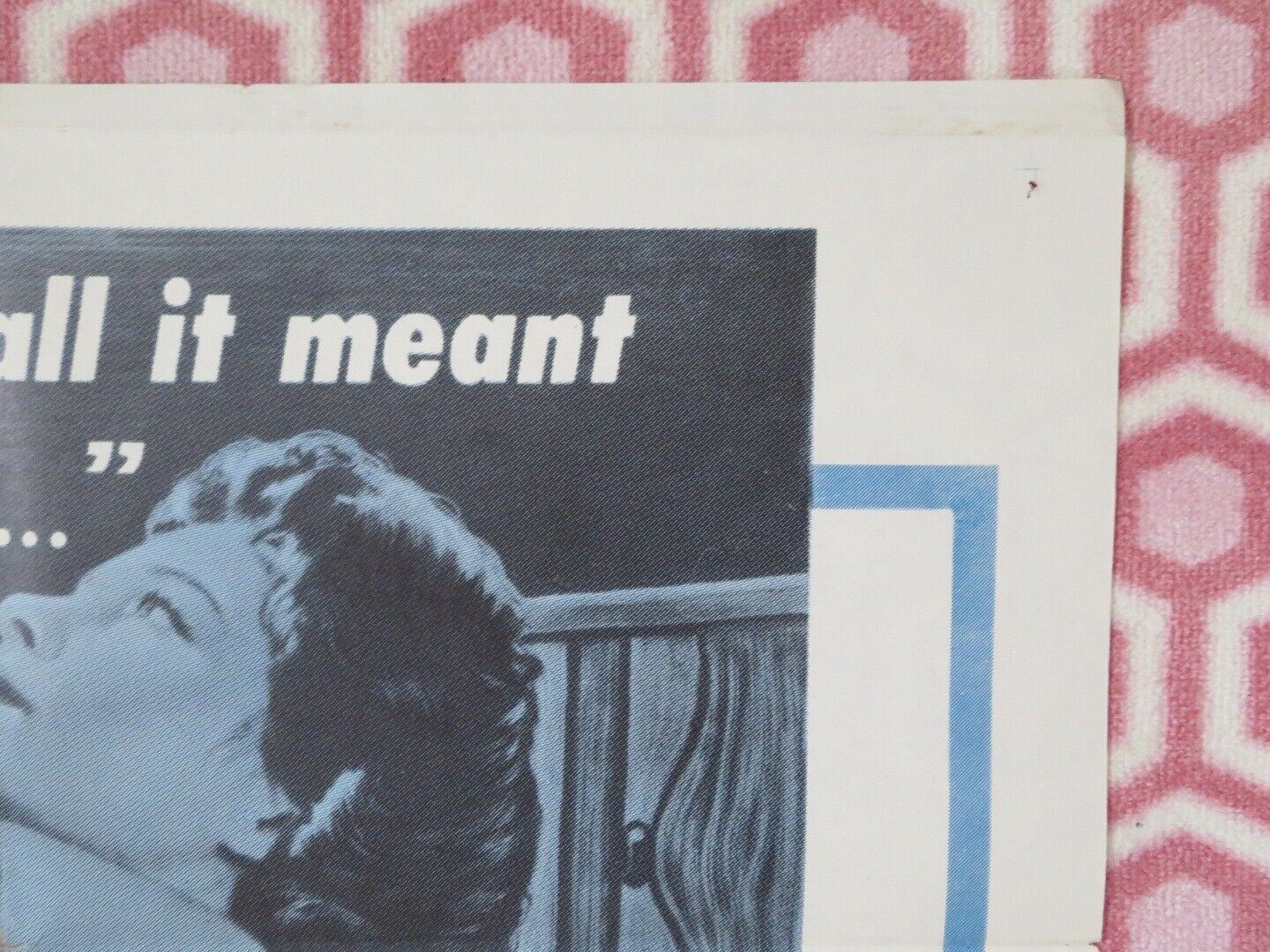 TO LOVE AND BE LOVED FOLDED US ONE SHEET POSTER BARBARA RUTTING 1960 Movie posters