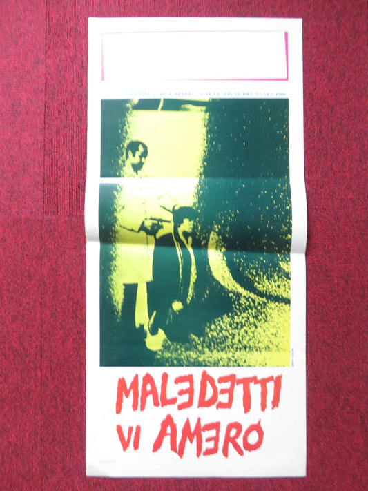 TO LOVE THE DAMNED ITALIAN LOCANDINA POSTER FLAVIO BUCCI MICAELA PIGNATELLI 1980 Rendezvous Cinema Movie posters