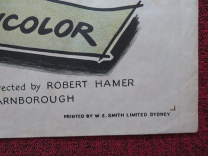 TO PARIS WITH LOVE USA ONE SHEET FOLDED POSTER ALEC GUINNESS ODILE VERSOIS 1955 Movie posters