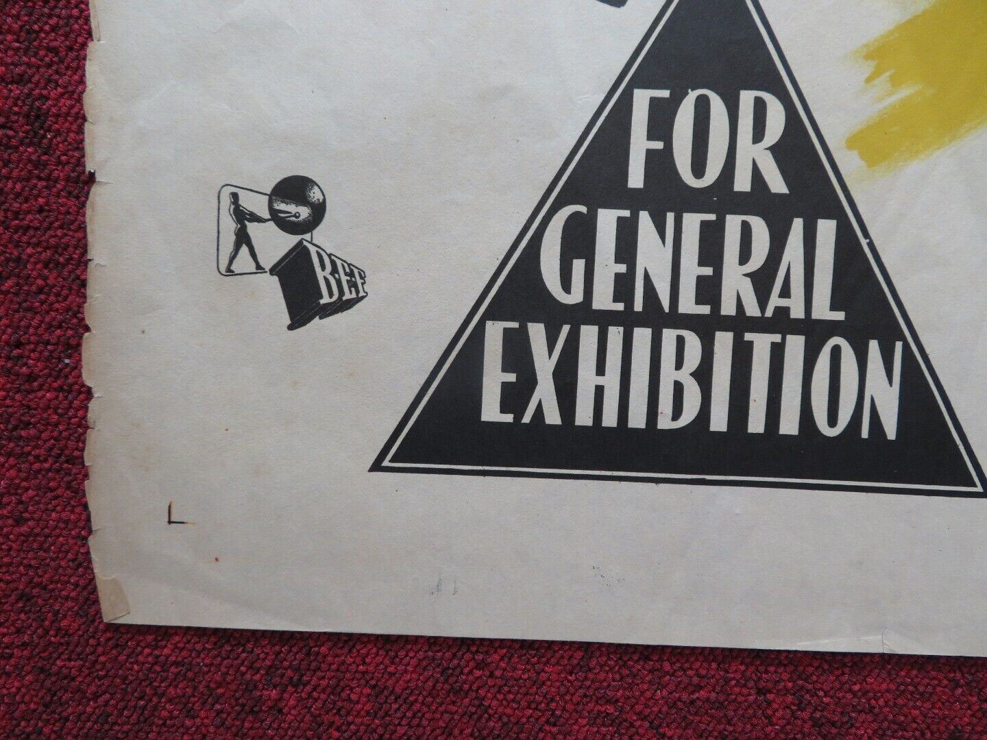 TO PARIS WITH LOVE USA ONE SHEET FOLDED POSTER ALEC GUINNESS ODILE VERSOIS 1955 Movie posters