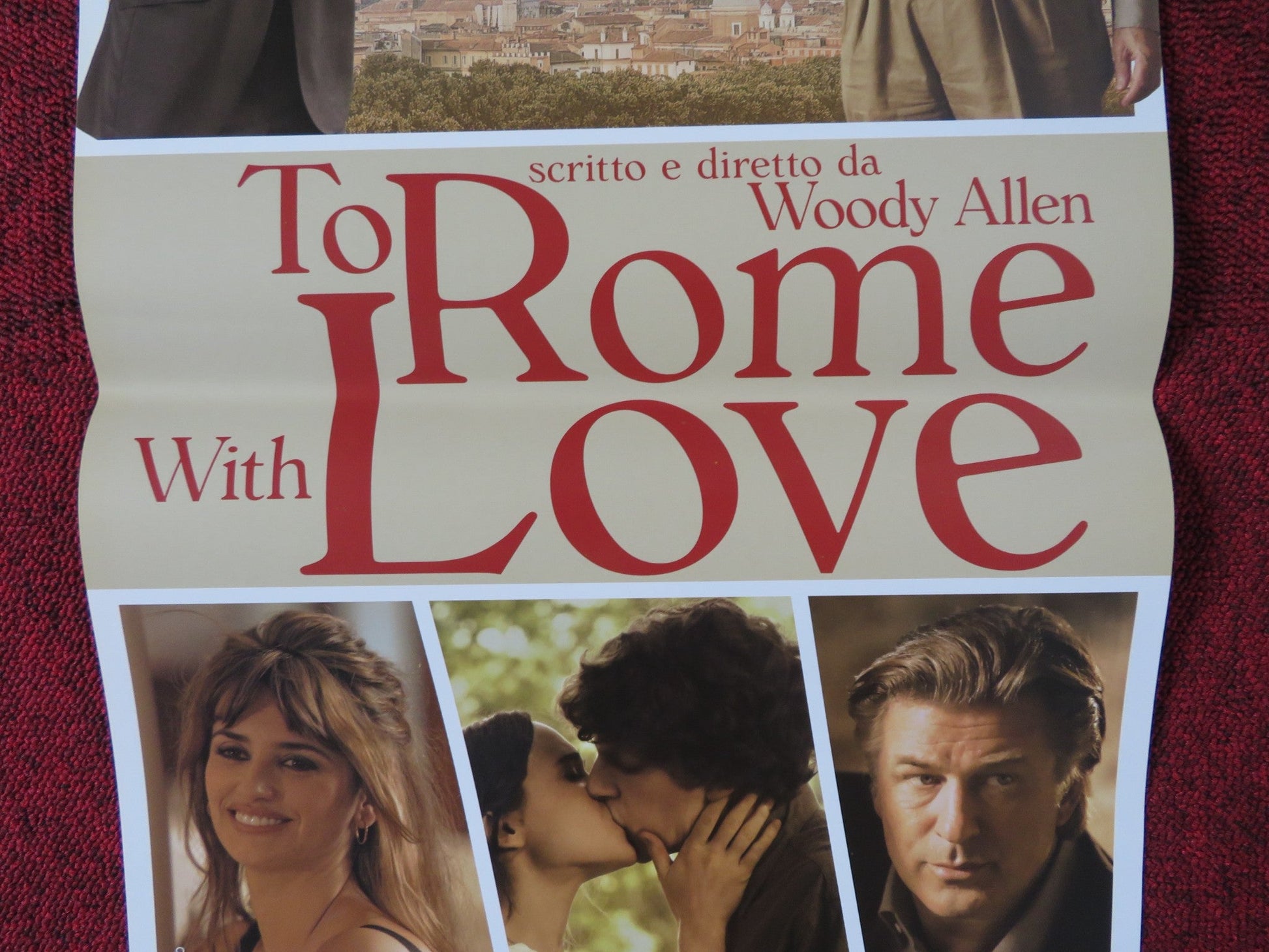 TO ROME WITH LOVE ITALIAN LOCANDINA POSTER WOODY ALLEN ALEC BALDWIN 2012 Rendezvous Cinema Movie posters