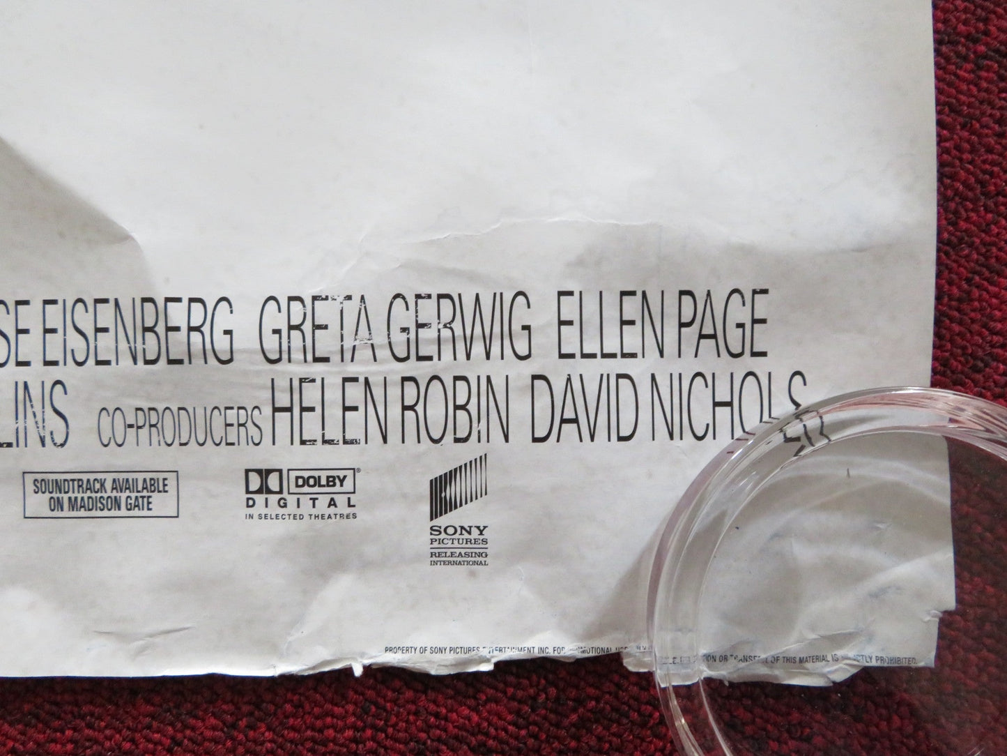 TO ROME WITH LOVE UK QUAD ROLLED POSTER FLAVIO PARENTI ALISON PILL 2012 Rendezvous Cinema Movie posters