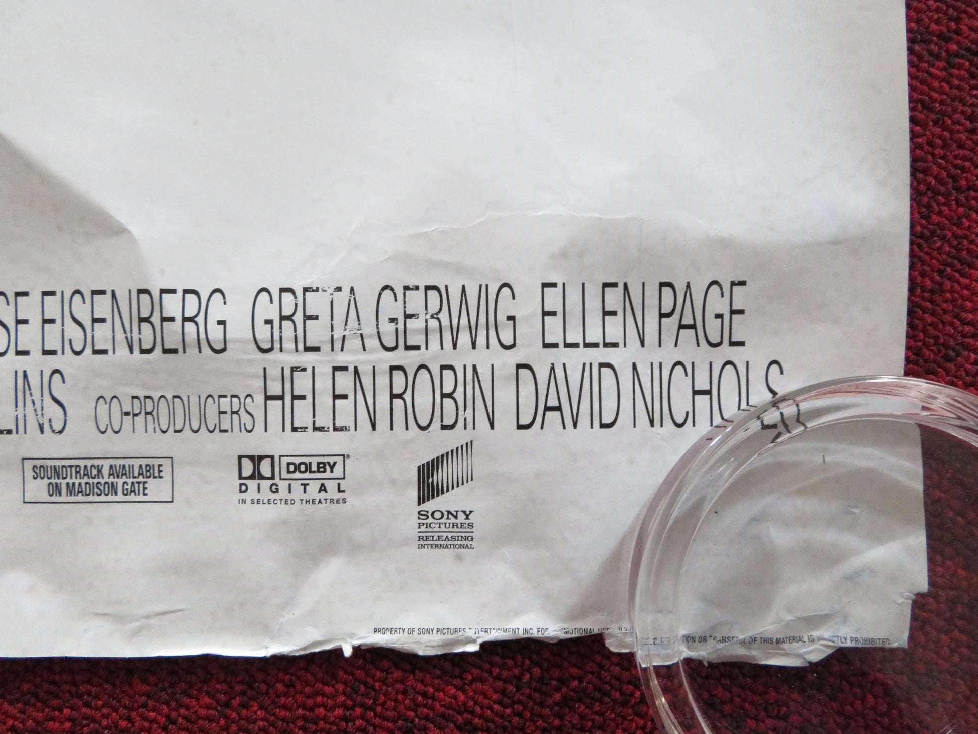 TO ROME WITH LOVE UK QUAD ROLLED POSTER FLAVIO PARENTI ALISON PILL 2012 Rendezvous Cinema Movie posters