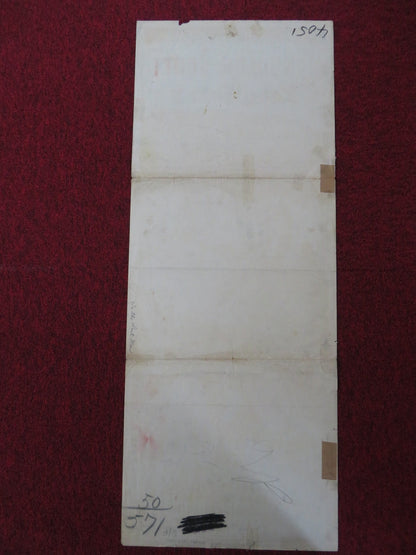 TO THE LAST MAN US INSERT (14"x 36") POSTER RANDOLPH SCOTT BARTON MACLANE 1950 Rendezvous Cinema Movie posters