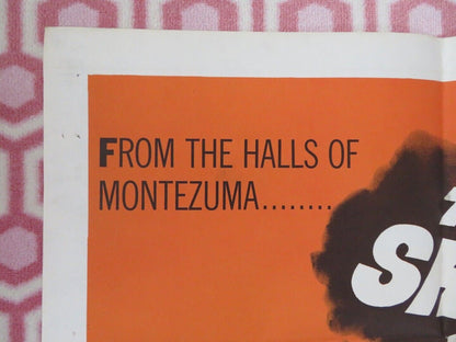 TO THE SHORES OF HELL FOLDED US ONE SHEET POSTER MARSHALL THOMPSON 1965 Movie posters