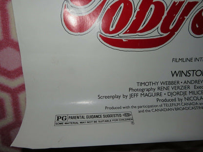 TOBY MCTEAGUE US ONE SHEET ROLLED POSTER TOM RACK 1986 Movie posters