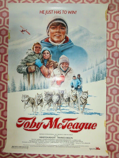 TOBY MCTEAGUE US ONE SHEET ROLLED POSTER TOM RACK 1986 Movie posters