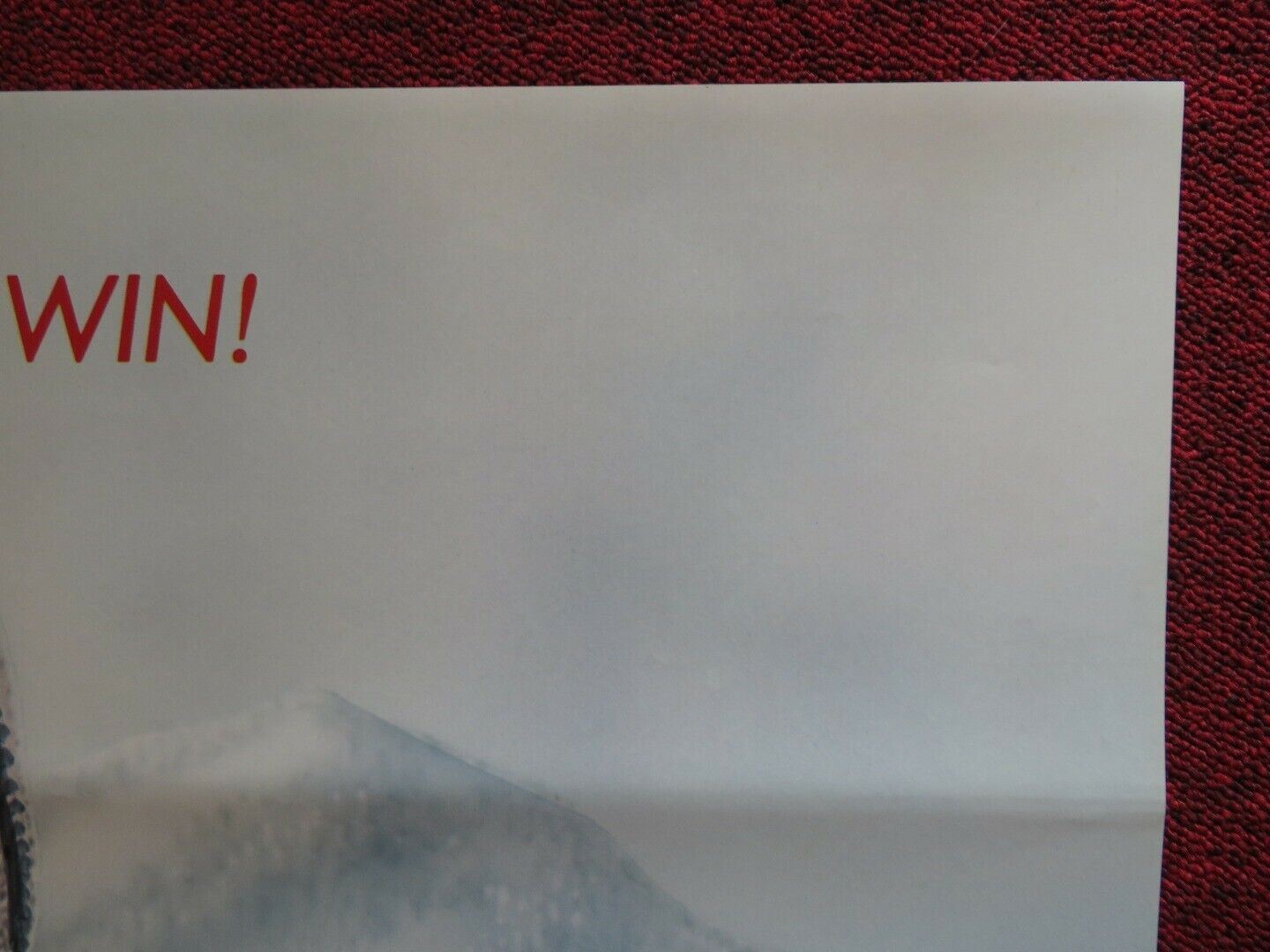 TOBY MCTEAGUE US ONE SHEET ROLLED POSTER WINSTON REKERT YANNICK BISSON 1986 Movie posters