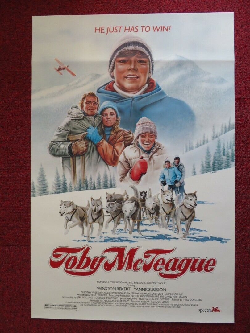 TOBY MCTEAGUE US ONE SHEET ROLLED POSTER YANNICK BISSON WINSTON REKERT 1985 Movie posters