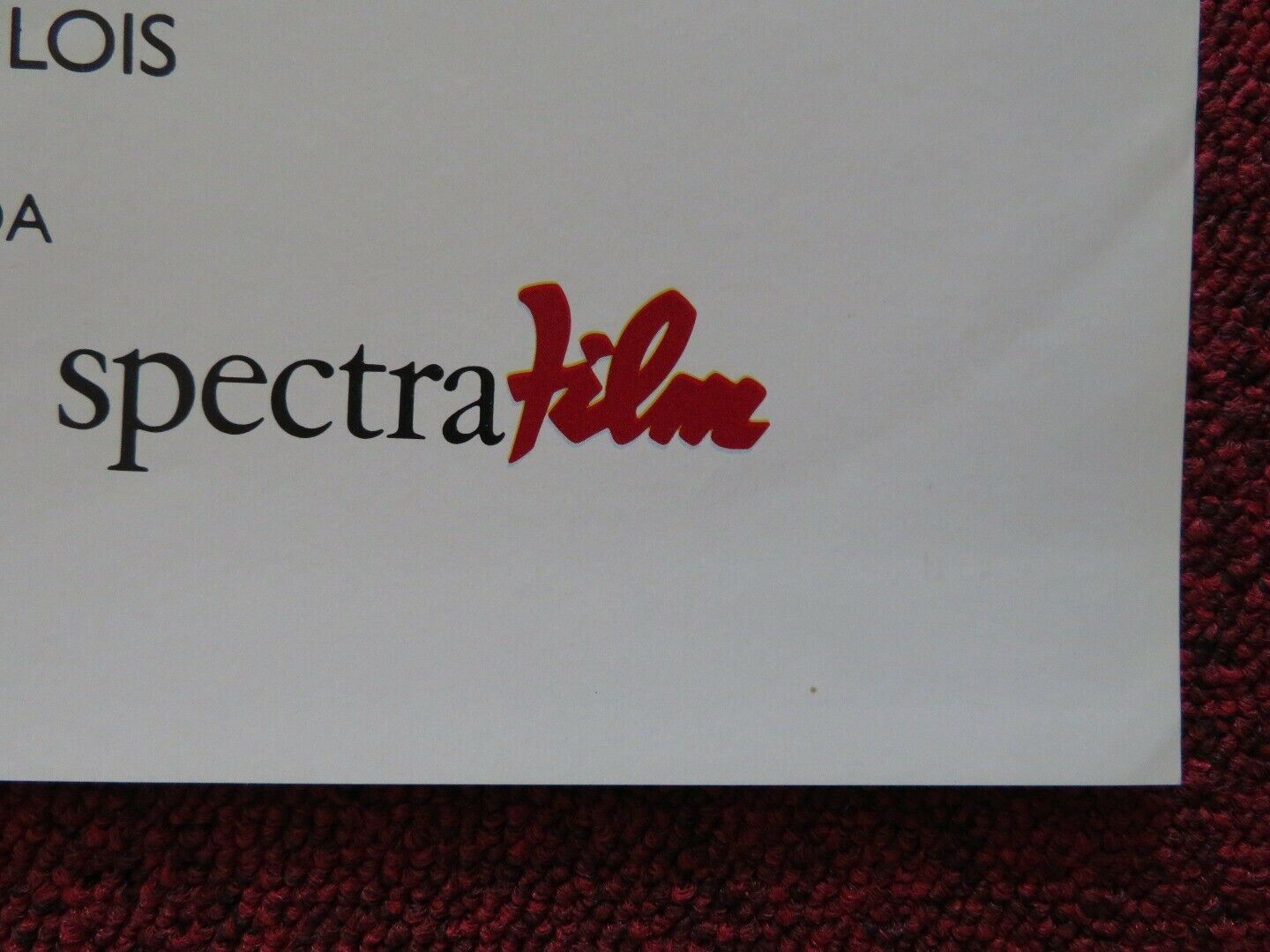 TOBY MCTEAGUE US ONE SHEET ROLLED POSTER YANNICK BISSON WINSTON REKERT 1985 Movie posters