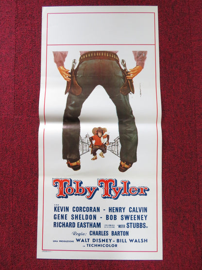 TOBY TYLER ITALIAN LOCANDINA POSTER DISNEY KEVIN CORCORAN 1960 Rendezvous Cinema Movie posters