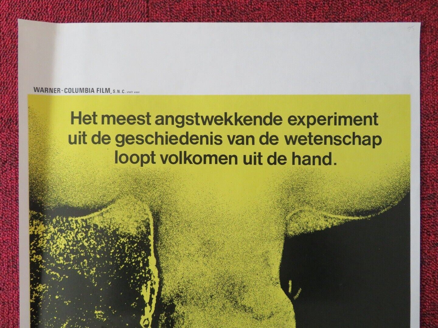 TOCHT DOOR DE GEEST / ALTERED STATES BELGIUM (21"x14") POSTER BLAIR BROWN 1980 Movie posters