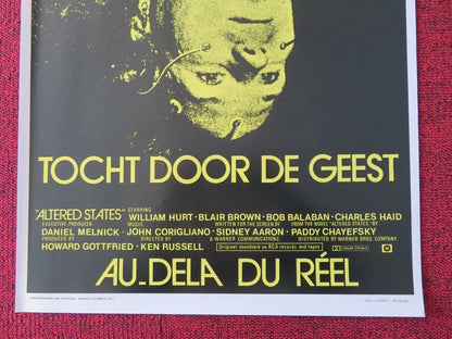 TOCHT DOOR DE GEEST / ALTERED STATES BELGIUM (21"x14") POSTER BLAIR BROWN 1980 Movie posters