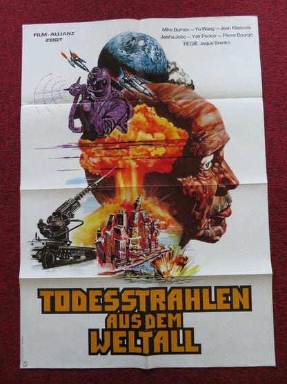 TODESSTRAHLEN AUS DEM WELTHALL GERMAN A1 (33"x 23") POSTER FURANKI SAKAI 1977 - Rendezvous Cinema