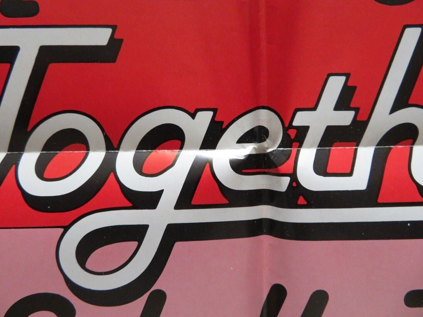 TOGETHER FOLDED US ONE SHEET POSTER JACQUELINE BISSET TERENCE STAMP 1979 - Rendezvous Cinema