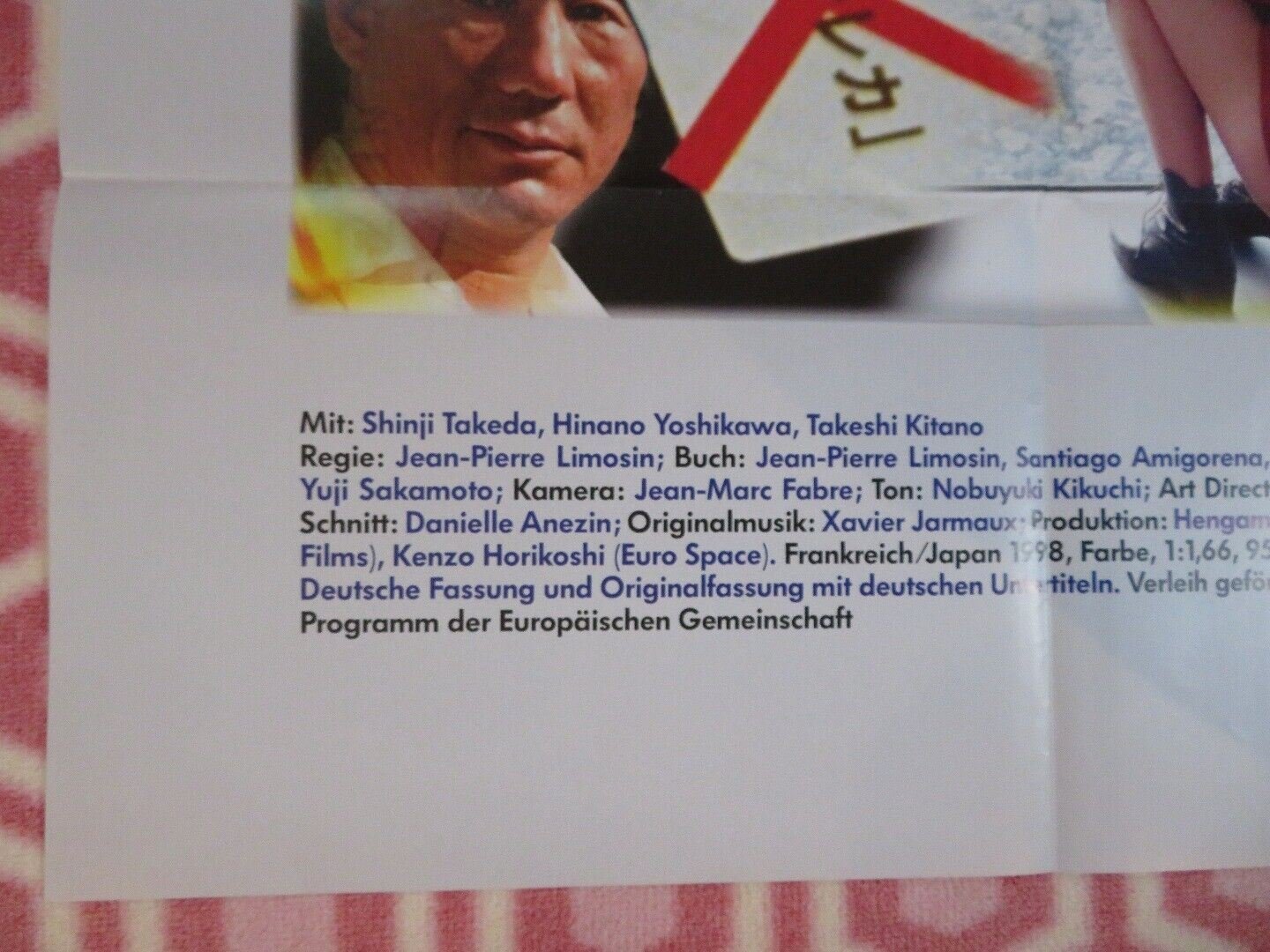 TOKYO EYES GERMAN A1 (33"x 23") POSTER TAKESHI KITANO JEAN - PIERRE LIMOSIN 1998 Movie posters