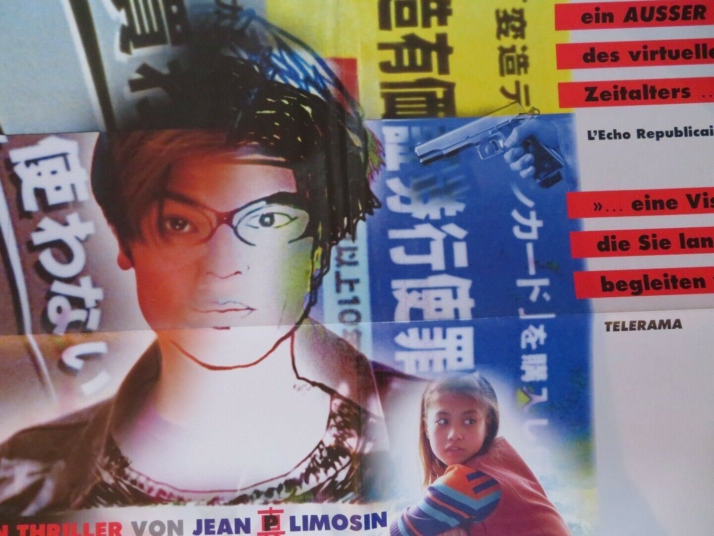 TOKYO EYES GERMAN A1 (33"x 23") POSTER TAKESHI KITANO JEAN - PIERRE LIMOSIN 1998 Movie posters