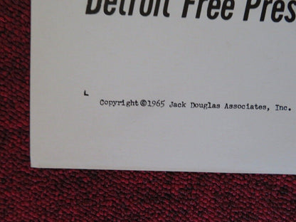 TOKYO OLYMPIAD ONE FOLDED US ONE SHEET POSTER KON ICHIKAWA 1965 Movie posters