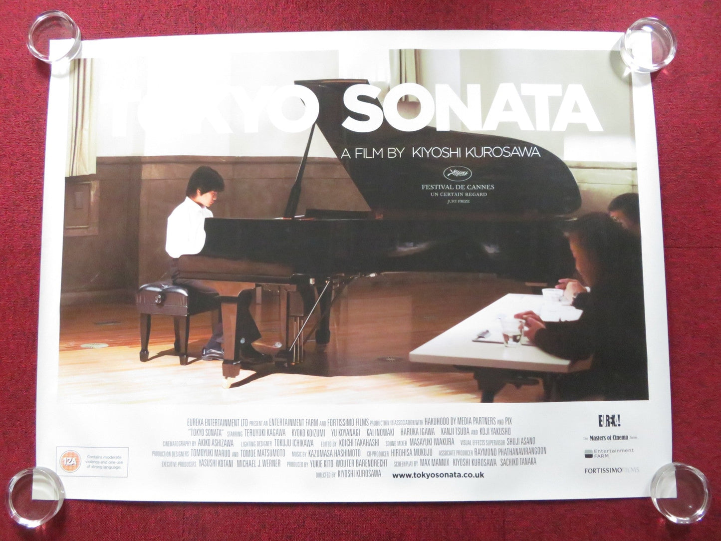 TOKYO SONATA UK QUAD (30"x 40") ROLLED POSTER TERUYUKI KAGAWA KYOKO KOIZUMI 2008 Rendezvous Cinema Movie posters