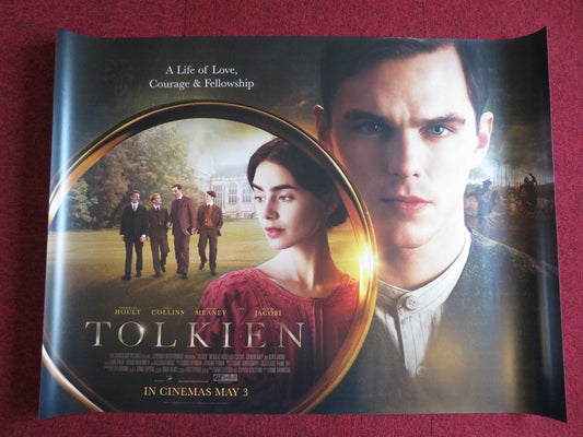 TOLKIEN UK QUAD (30"x 40") ROLLED POSTER NICHOLAS HOULT LILY COLLINS 2019 Rendezvous Cinema Movie posters