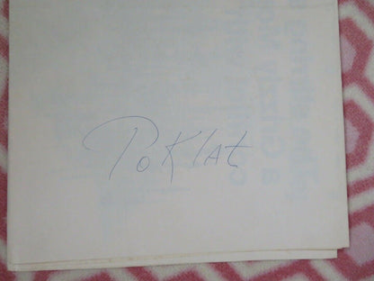 TOLKLAT FOLDED US ONE SHEET POSTER LEON AMES 1971 Movie posters