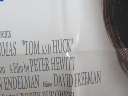 TOM AND HUCK FOLDED US ONE SHEET POSTER JONATHAN TAYLOR THOMAS BRAD RENFRO 1995 Rendezvous Cinema Movie posters