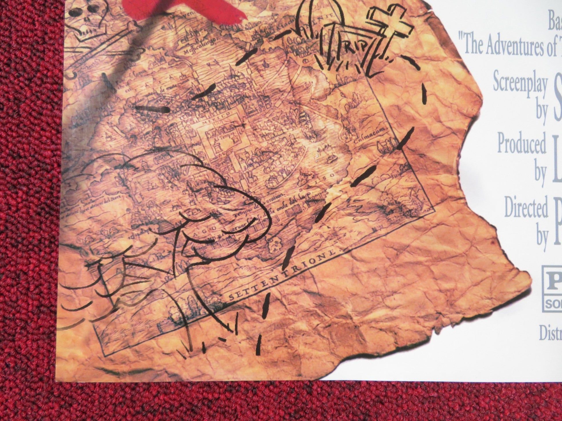 TOM AND HUCK FOLDED US ONE SHEET POSTER JONATHAN TAYLOR THOMAS BRAD RENFRO 1995 Rendezvous Cinema Movie posters