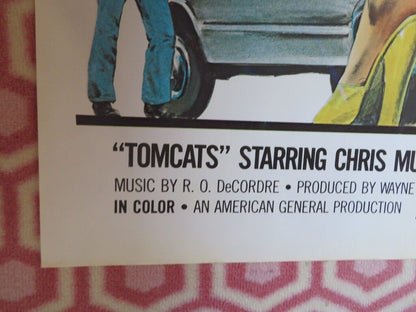 TOM CATS FOLDED US ONE SHEET POSTER CHRIS MULKEY POLLY KING SCOTT LAWRENCE 1977 Movie posters