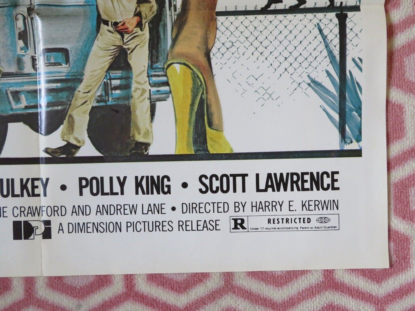 TOM CATS FOLDED US ONE SHEET POSTER CHRIS MULKEY POLLY KING SCOTT LAWRENCE 1977 Movie posters